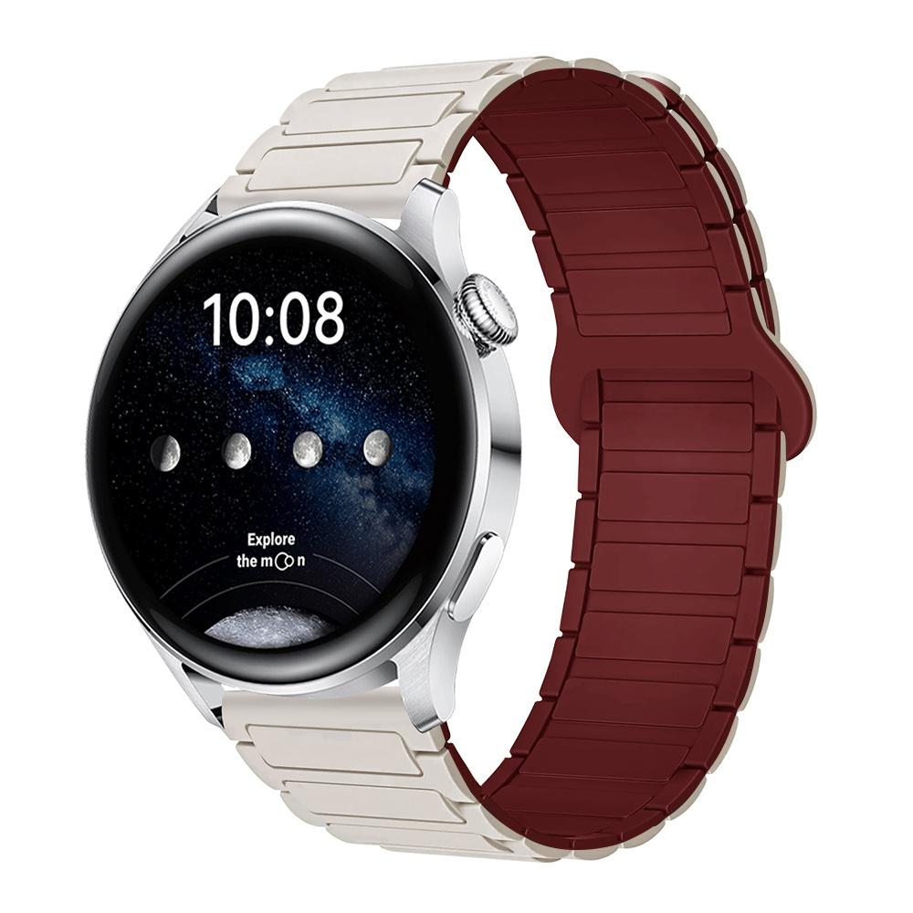 18mm 22mm 20mm Magnetic Silicone Strap For Samsung Galaxy Watch 7 6 5 4 44mm 40mm Sports Band For Galaxy Watch 4 6 Classic 47mm Huawei GT 4/5/6 41mm