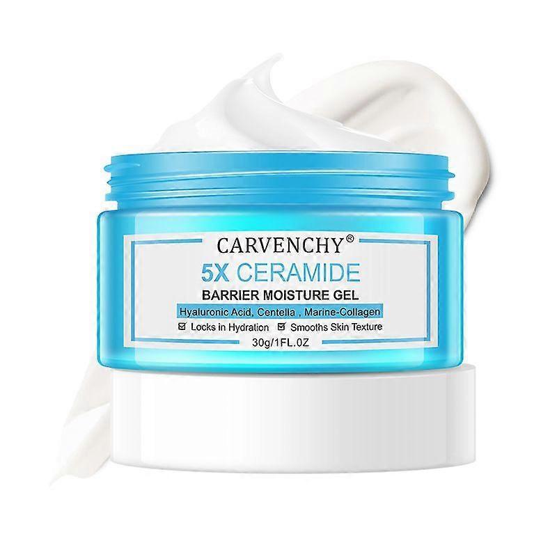 Barrier Repair Cream, Hyaluronic Acid 5x Ceramide Daily Moisturizer Face Cream for All Skin Types,Deep hydration,Revitalize for gentle and improve ski