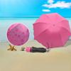 Automatic Dual Purpose Umbrella, Sunshade, Rain, Sun, Thicken, Black Glue, Bright Colors, Foldable, Fold, UV Protection