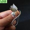 Shell Tulip Brooches For Women Fashion Cubic Zirconia Fower Pin Wedding Accessories 2 Colors Available Gift