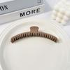 Large Thin Shark Clip Solid Color Geometric Hair Claw Temperament Matte Claw Clip  Girls