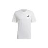 Essentials Embroidered Small Logo T-Shirt White/Black Men Streetwear GK9640