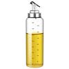180/300/500ML Oil Glass Bottle Leak-proof High Temperature Resistant Scale Refillable Soy Sauce Vinegar Olive Oil Condiment Dispenser for Kitchen