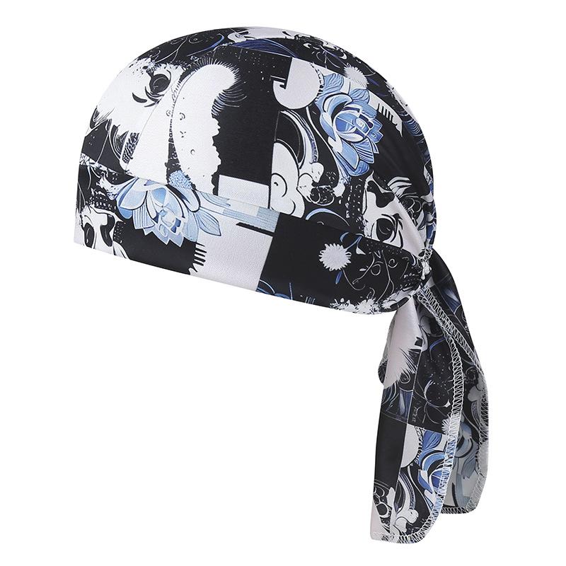 Камуфляжная повязка на голову платок на голову пиратская шляпа велосипедный капюшон защита от солнца спортивный дышащий печатный платок бандана