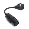 OBD2 30-контактный?16-контактный диагностический кабель-адаптер длиной 250 мм9,8 дюймов для замены грузовиков IVECO