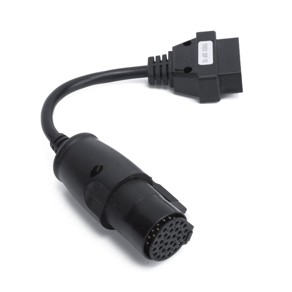 OBD2 30-контактный?16-контактный диагностический кабель-адаптер длиной 250 мм9,8 дюймов для замены грузовиков IVECO