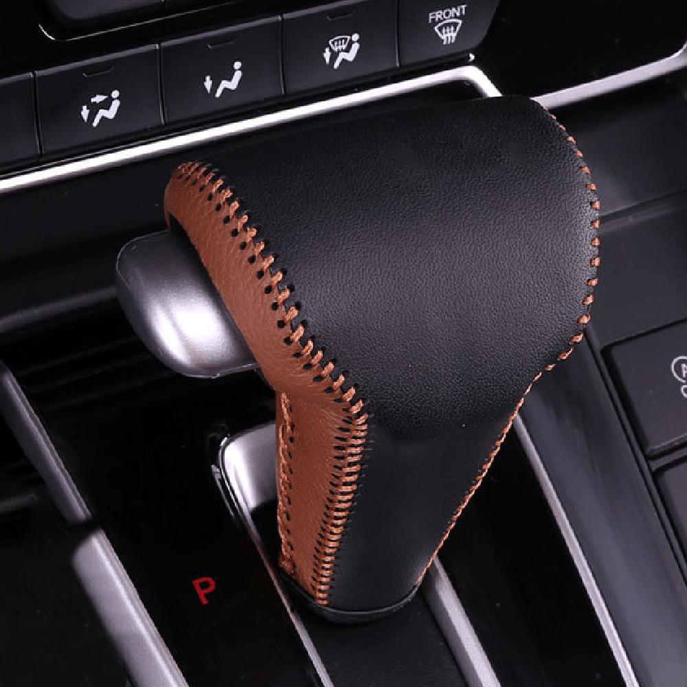Чехол для ручки переключения передач из натуральной кожи для Honda Crv CRV CR-V 2017 - 