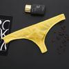 Men's Low-Rise Seamless Ice Silk Thong Underwear