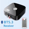 NFC Bluetooth-приемник 2RCA PD 3,5 мм разъем Aux беспроводной адаптер с дистанционным управлением автомобильный Bluetooth 5,3 аудиоприемник для телевизора