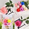 Роскошные искусственные розы с длинными стеблями 50 см, потрясающие шелковые цветы в полном расцвете для мероприятий
