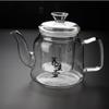 Heat-Resistant Borosilicate Glass Teapot