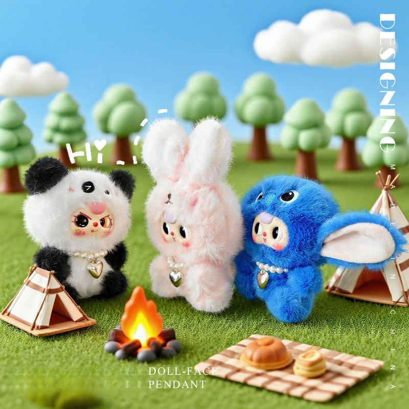 Милая Кукла Заяц Панда Лиса Животное Подвеска Стич Плюшевая Игрушка Сумка Брелок Кукла Милое Животное Плюшевая Кукла Модный Подарок Для Девочки