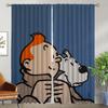 Adventures of Tintines Anti-mosquito Curtains for Living Room Shades Blackout Curtain Partition Tulle for Bedroom Kitchen Camera
