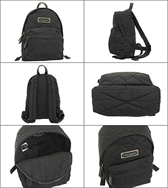 Bag M0016679 Black Quilted Nylon Mini Backpack for Women [Marc Jacobs] (Backpack) [Outlet Item] [Brand] [Item]