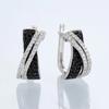 Серьги Cao Shi Elegant Zircon Fashion - Уникальный дизайн, Темпераментный стиль из Кореи.