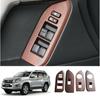 Для Toyota Prado Fj150 2010-21 Накладка на панель переключателей дверей и окон под дерево