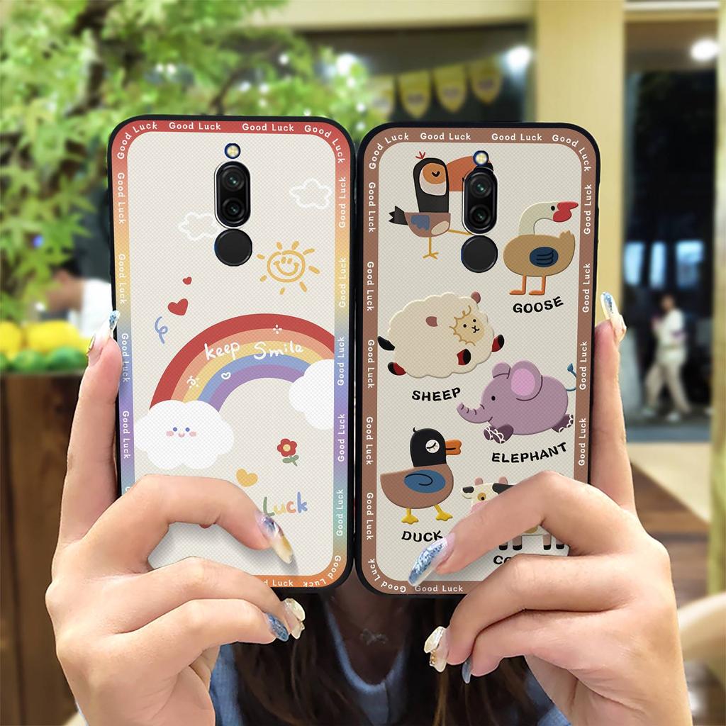 Shockproof Anti-dust Phone Case For Xiaomi Redmi 8 TPU Protective Anti-knock Back Cover Cute Waterproof Durable Cartoon