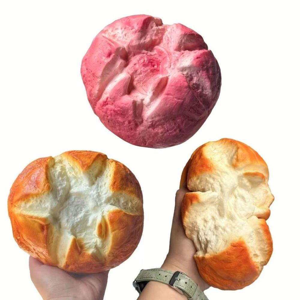 Simulated Sensory Fidget Bread Prank Decoration Simulated Bread Squishy Bread Squeeze Toy Funny