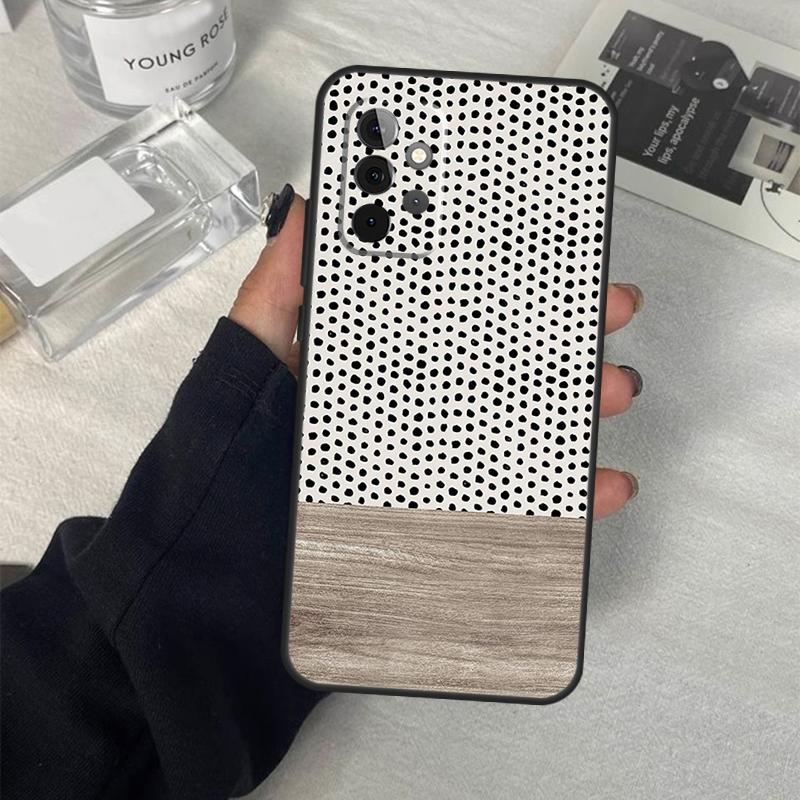 Чехол Boho с растительным листом и коровьим кактусом для Samsung Galaxy A56 A36 A16 A33 A13 A23 A52 A32 A12 A54 A34 A14 A53 A15 A35 A55 A17