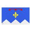 Drapeau - Alpes-de-Haute-Provence - 120 X 180 Cm - Polyester - Impression Recto/verso - Œillets En Fer