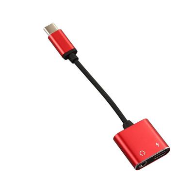 3,5-мм разъем для наушников USB C зарядный адаптер Type C на 3,5 мм адаптер для наушников Type-C аудиоразветвитель