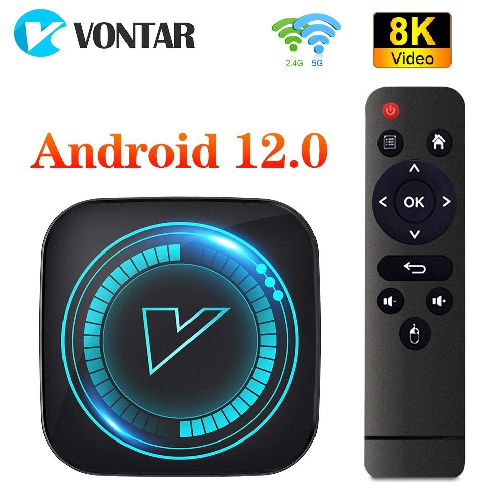 VONTAR Smart TV Box Android 12 Allwinner H618 Support 8K Video Dual Wifi BT4.0 Set Top Box