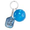 Creative Zinc Alloy Pickleball Racket Keychain Pickle Sports Keychains Simulation Sports Equipment Pickleball Paddle Keychains