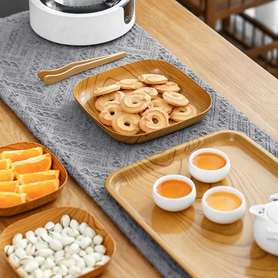 Практичная десертная тарелка квадратная износостойкая многофункциональная