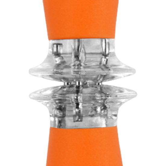 8Pcs Corn Holder Stainless Steel Corn Skewer Silicone Handle BBQ Fork Heat Resistant Fruit Skewer for BBQ Picnics Parties