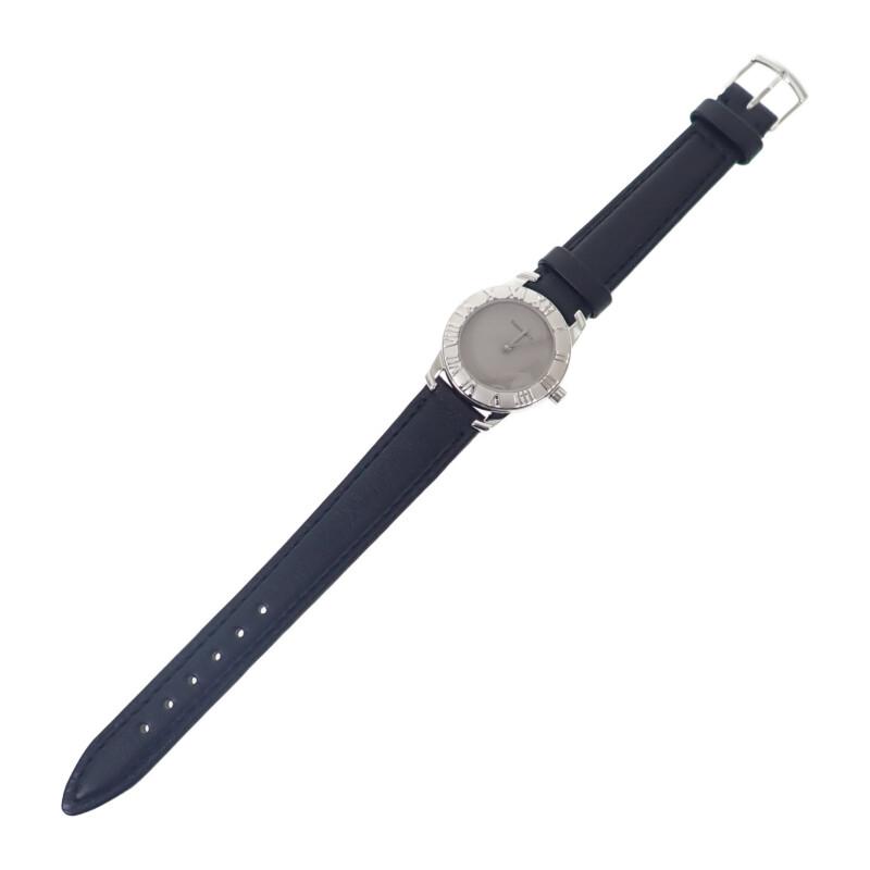 TIFFANY&Co.  Watches Silver Silver925/leather Women grayDial