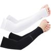 2pcs Summer Arm Sleeves Unisex UV Protection Cool Thin Arm Sleeves Sports Ultra-Light Men Women Ice Silk Sleeves Outdoor Sports