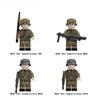 43-й размер Болотная одежда Мини Экшн-фигурки Кирпичики Конструктор Куклы 98K MG42 MP40 STG44 Сборные игрушки для детей N657-660