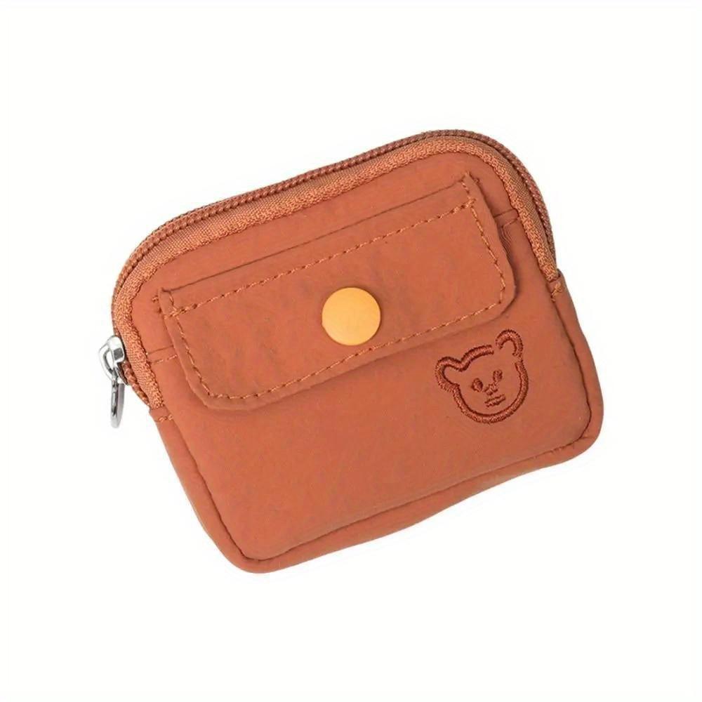 Новый нейлоновый кошелек для монет на молнии, многоцелевой маленький кошелек, сумка для наушников