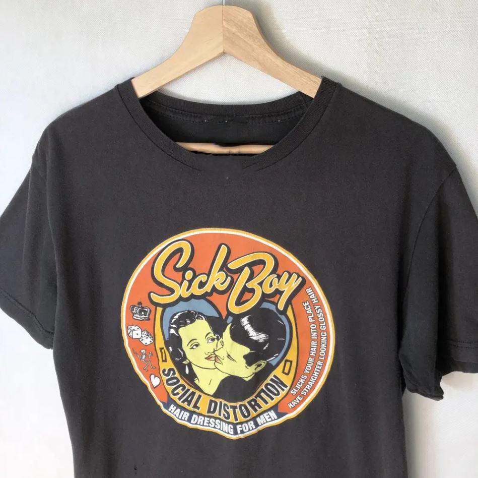 Social Distortion Sick Boy Album Short-Sleeve Unisex T-Shirt Cotton Unisex T-Shirt