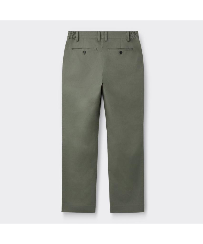 Keoseuuteommellou Хаки Обычный крой Хлопковые брюки C9Pam26102Khx