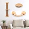 Настенные полки для лазания кошек, домик для кошки, мостик для кошки, гамак для кошки с когтеточкой и платформами или ступеньками для котят