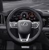 Автомобильный чехол на руль из 8D кожи Наппа для Lexus F Sport ES200 ES300 RX300 LS500h GS300 IS300 CT200h NX300 UX300 LX570 GX BR7