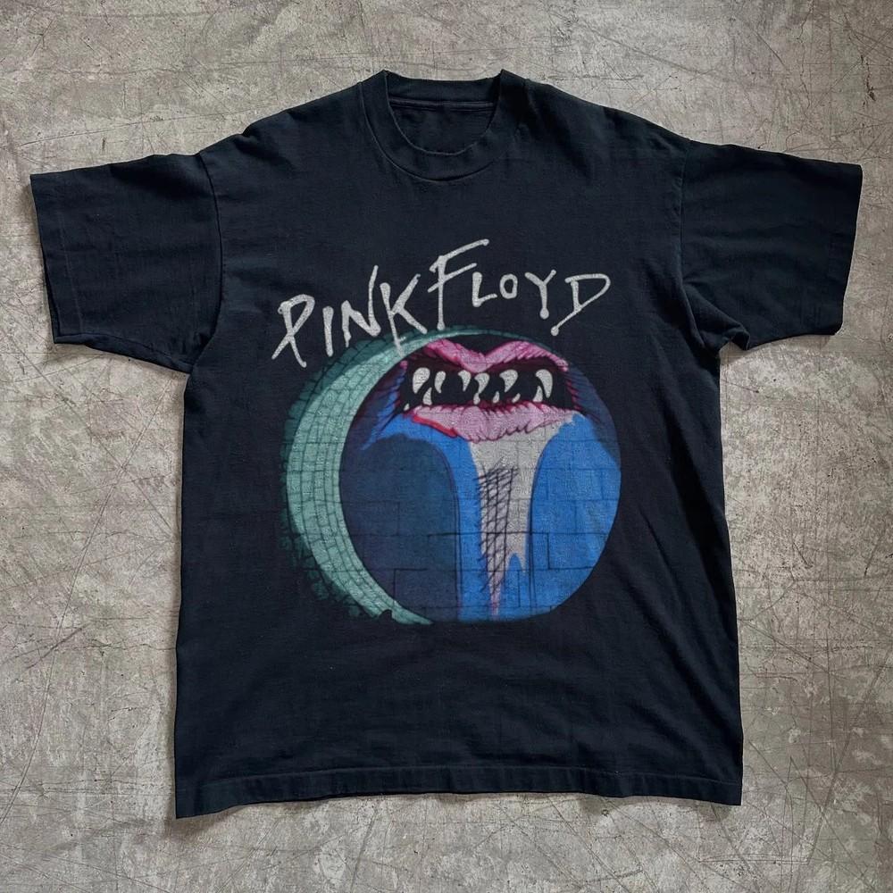 Винтажная унисекс черная футболка Pink Floyd The Wall Tour 1982 года, размеры S-4XL