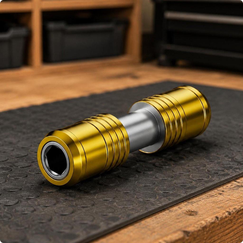 Самозажимной адаптер для дрели, двойная головка, быстрозажимной патрон, универсальный шестигранный хвостовик