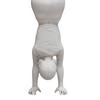 Inverted Girl Figurine, 3D Printed Inverted Athlete Statue, White Sporty Girl Sculpture for Home Table Shelf Decor
