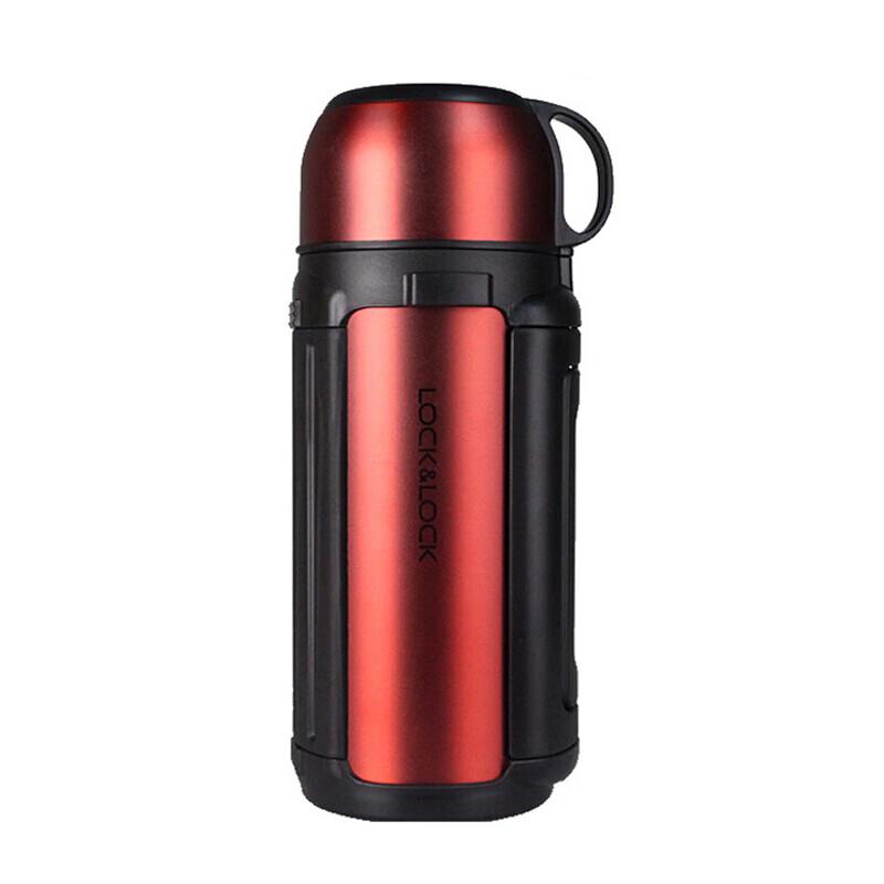 LOCK&LOCK LHC1426 1.5L Stainless Steel Insulated Thermos with Bowl