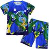 Комплект пижам для мальчиков «Радуга друзья», летняя детская одежда с героями мультфильмов, детские пижамы, домашний костюм, костюм для детей от 4 до 9 лет