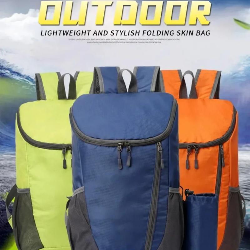 Foldable Hiking Bag, Portable Foldable Backpack, Ultra Light Outdoor Bicycle Backpack, Travel Hiking Backpack