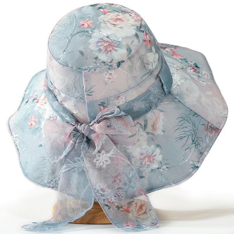 Женщины среднего и пожилого возраста;Шляпы весной и летом, мама;s Солнцезащитный козырек, тонкая дышащая шляпа для бассейна и летняя шляпа от солнца.