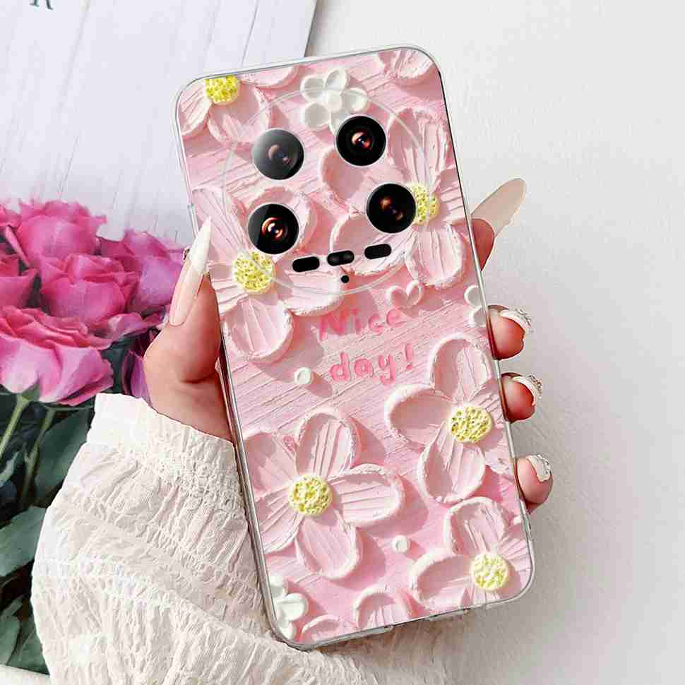 Case For Xiaomi 14 Ultra Butterfly Silicone Soft Phone Cover For Xiaomi Mi 14 Mi14 Ultra Shockproof Back Fundas Xiaomi 14Ultra