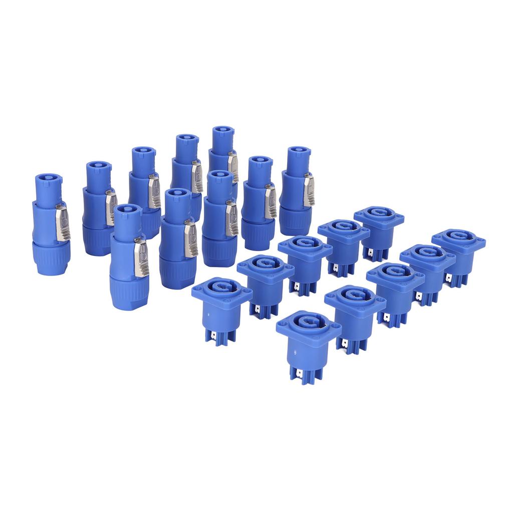 10 комплектов 3-контактного силового разъема Профессиональный штекер силового кабеля для сценического освещения для светодиодного большого экрана, динамика