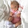 18-дюймовая кукла Bettie Reborn с открытыми глазами, реалистичная мягкая на ощупь ткань, тело, приятная кукла для новорожденных, многослойная живопись, 3D-куклы с имитацией кожи для детей