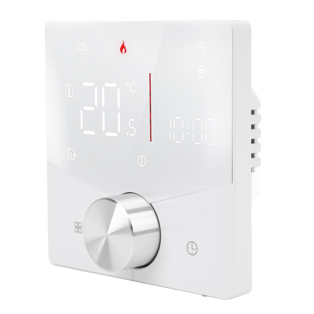Умный термостат с голосовым управлением, приложением 5+1+1, программируемый на 6 дней и периодов, WiFi-термостат для электричества