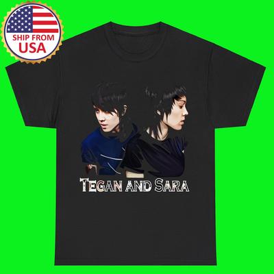Черная футболка унисекс Tegan and Sara