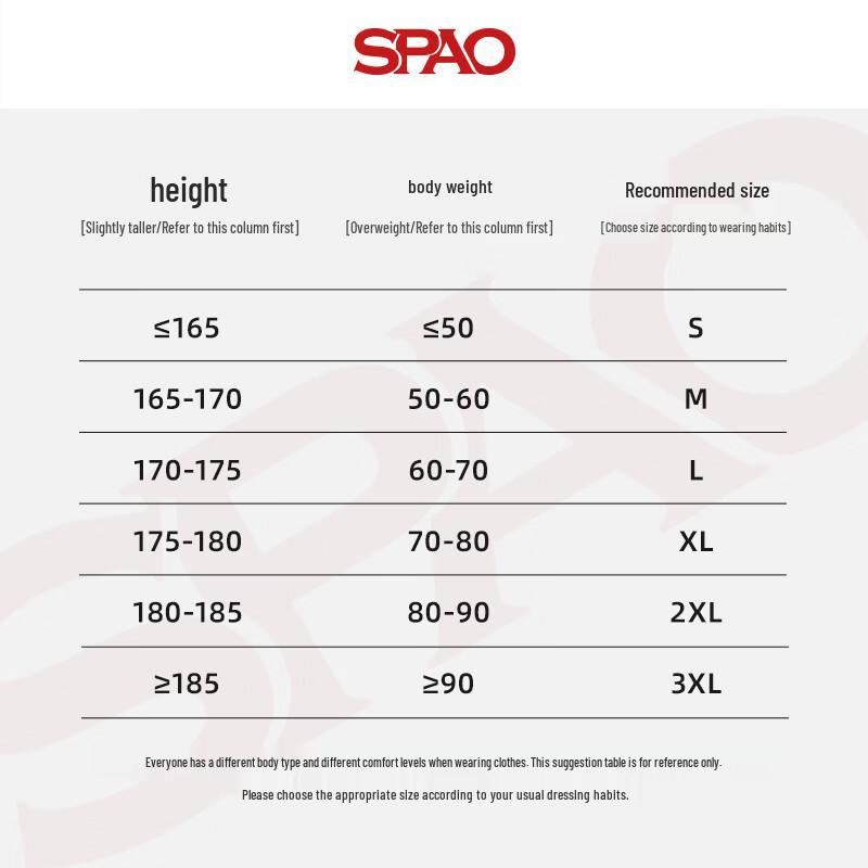 Мужская футболка SPAO в американском стиле, свободного кроя, с длинным рукавом